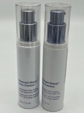 Meaningful Beauty Cindy Crawford Antioxidant Day Cream 30ml / 1 fl oz x2 SEALED